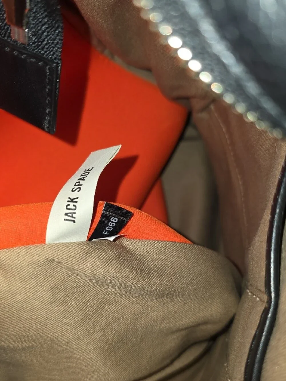 Jack Spade Pebbled Leather Set -Utility Tote w/ Removable Strap and Large Wallet